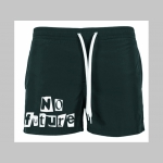No Future - plavky s mot&iacute;vom - plavkov&eacute; p&aacute;nske kraťasy s pohodlnou gumou v p&aacute;se a &scaron;n&uacute;rkou na dotiahnutie vhodn&eacute; aj ako klasick&eacute; kraťasy na voľn&yacute; čas